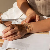 Isabella Vernetta bracelet set | Gold 16k