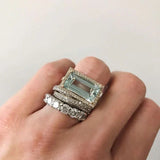 Marilys | Glass Sea Ring Set