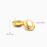 Giselle Pearl Earrings | Gold 14k