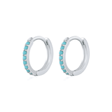 REFINED S925 THIN HOOP EARRINGS