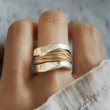 Auralia I Gold and Silver Ring