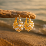 Zahara | Golden Dawn Foam Earrings