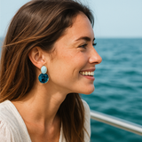 Eliara | Sky & Seafloor Earrings