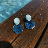 Eliara | Sky & Seafloor Earrings