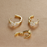 AZURA HOOP & HUGGIE SET