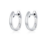CRYSTAL HOOP EARRINGS