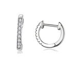CRYSTAL HOOP EARRINGS