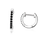 CRYSTAL HOOP EARRINGS