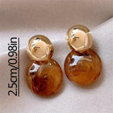 Aurélie Amber Drop Earrings | Gold 18k