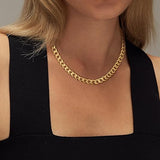 Chunky Cuban Link Necklace | Gold 18k