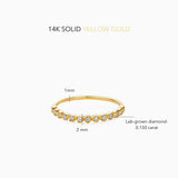 Diamond Bubble Ring | Gold 14k
