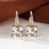 Mystic Stone Hoop Earrings | Gold 18k