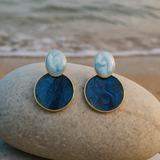 Eliara | Sky & Seafloor Earrings
