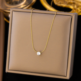 Exclusive Golden Diamond Necklace