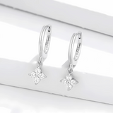 DAISY HOOP EARRINGS S925