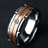 Authority I Double Groove Ring