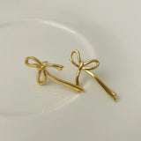 NINA BOW STUD EARRINGS