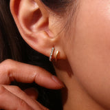 VICTORIA DOUBLE LAYER EARRINGS