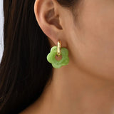 ZARA BLOSSOM HOOP EARRINGS