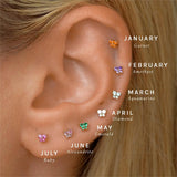 ZODIAC BIRTHSTONE EARRINGS