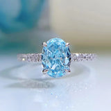 Aria I Romantic Aquamarine Ring