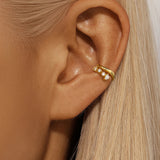 NYLA DOUBLE LAYER EAR CUFF
