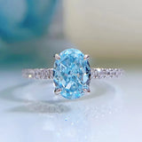 Aria I Romantic Aquamarine Ring
