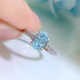Aria I Romantic Aquamarine Ring