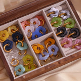 ZARA BLOSSOM HOOP EARRINGS