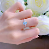 Aria I Romantic Aquamarine Ring