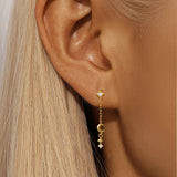 BLENDED FLAT BACK EARRINGS