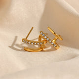 VICTORIA DOUBLE LAYER EARRINGS