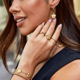 Golden Clover Ring