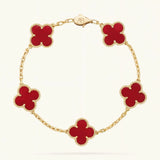 CLOVER | RED BRACELET