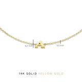 Vita Signa Initial Bracelet | Gold 14k