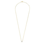 Cléa Moissanite Stone Necklace | Gold 14k