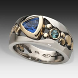 Amorante I Blue Crystal Ring