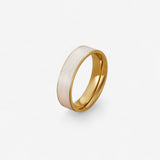 Sahara White Band Ring